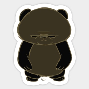 Big Panda Mono Sticker